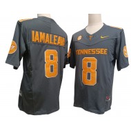 Tennessee Volunteers #8 Nico Iamaleava Gray Vapor F.U.S.E. Limited Football Jersey