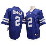 Kansas State Wildcats #2 Avery Johnson Purple Football Jersey