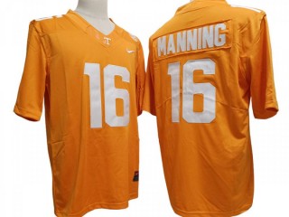 Tennessee Volunteers #16 Orange Football Jersey - Peyton Manning 