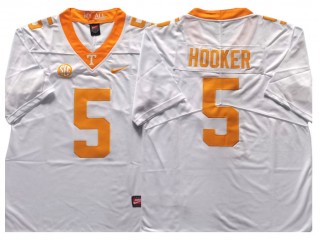 Tennessee Volunteers #5 Hendon Hooker White Football Jersey