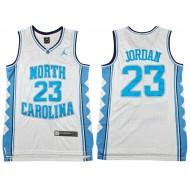 North Carolina #23 Michael Jordan White College Jersey