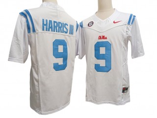 Ole Miss Rebels #9 Tre Harris III White Vapor F.U.S.E. Limited Jersey