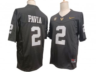 Vanderbilt Commodores #2 Diego Pavia Black Vapor F.U.S.E. Limited Jersey