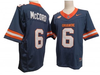 Syracuse Orange #6 Kyle McCord Navy Vapor F.U.S.E. Limited Jersey