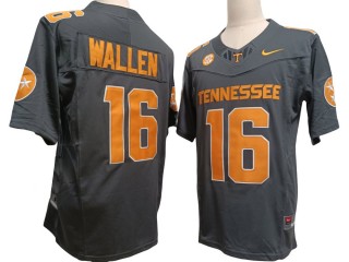 Tennessee Volunteers #16 Gray Vapor F.U.S.E. Limited Football Jersey - Morgan Wallen