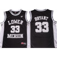 Lower Merion High School #33 Kobe Bryant Black Basketball Jersey