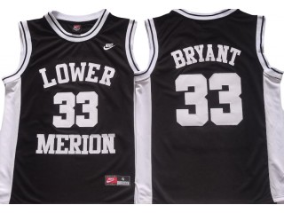 Lower Merion High School #33 Kobe Bryant Black Basketball Jersey