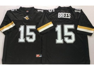 Purdue Boilermakers #15 Drew Brees Black Football Jersey