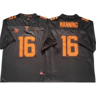 Tennessee Volunteers #16 Peyton Manning Gray Football Jersey