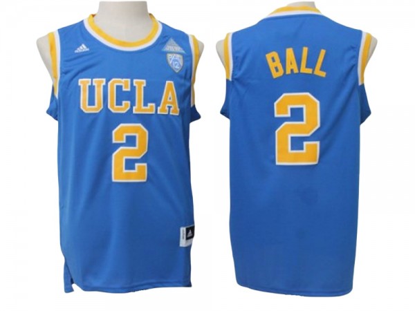 UCLA Bruins #2 Lonzo Ball Light Blue Basketball Jersey