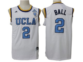 UCLA Bruins #2 Lonzo Ball White Basketball Jersey