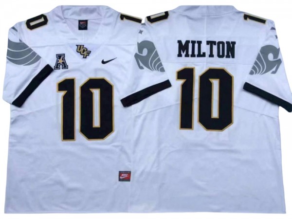 UCF Knights #10 McKenzie Milton White Football Jersey