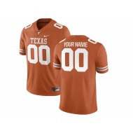 Custom Texas Longhorns Orange Football Jersey