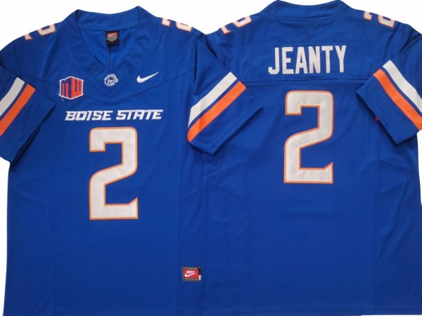 Boise State Broncos #2 Ashton Jeanty Blue Vapor F.U.S.E. Limited Jersey