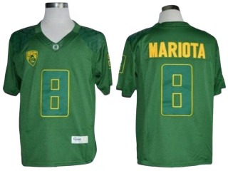 Oregon Ducks #8 Marcus Mariota Green Jersey - Custom