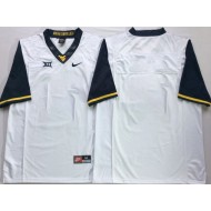 Custom West Virginia Mountaineers Jersey - Navy/White/Gold