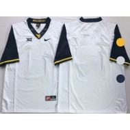 Custom West Virginia Mountaineers Jersey - Navy/White/Gold