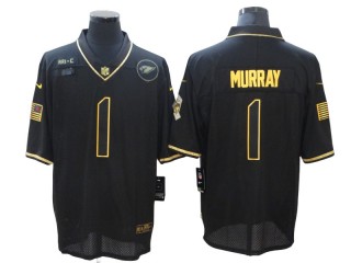 Arizona Cardinals #1 Kyler Murray Black 2020 Salute To Service Limited Jersey