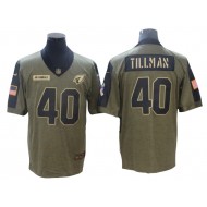 Arizona Cardinals #40 Pat Tillman 2021 Olive Salute To Service Limited Jersey