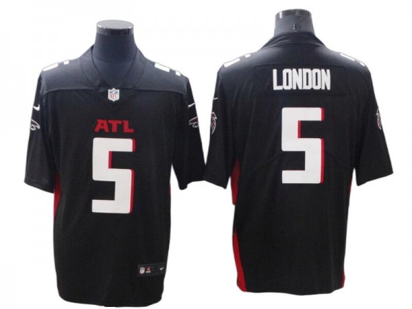 Atlanta Falcons #5 Drake London Black Vapor Limited Jersey