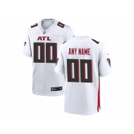 Custom Atlanta Falcons White Vapor Jersey