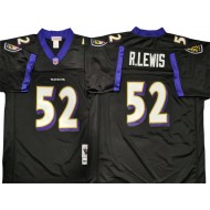 M&N Baltimore Ravens #52 Ray Lewis Black Legacy Jersey