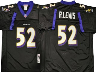 M&N Baltimore Ravens #52 Ray Lewis Black Legacy Jersey