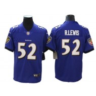 Baltimore Ravens #52 Ray Lewis Purple Vapor Untouchable Limited Retired Player Jersey