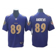 Baltimore Ravens #89 Mark Andrews Purple Vapor Limited Color Rush Jersey