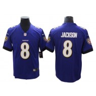 Baltimore Ravens #8 Lamar Jackson Purple Vapor Limited Jersey