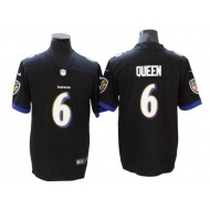 Baltimore Ravens #6 Patrick Queen Black Vapor Untouchable Limited Jersey