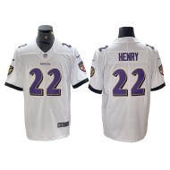 Baltimore Ravens #22 Derrick Henry White Vapor Limited Jersey