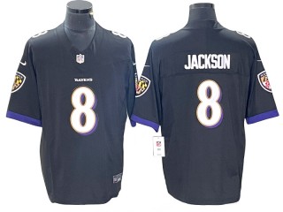 Baltimore Ravens #8 Lamar Jackson Black Vapor F.U.S.E. Limited Jersey