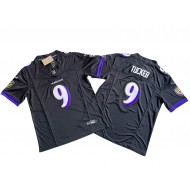 Baltimore Ravens #9 Justin Tucker Black Vapor F.U.S.E. Limited Jersey