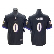 Baltimore Ravens #0 Roquan Smith Black Vapor Limited Jersey