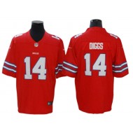 Buffalo Bills #14 Stefon Diggs Red Color Rush Jersey