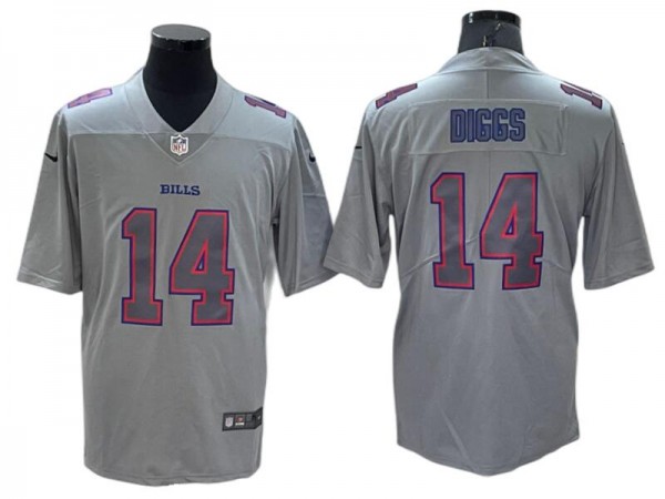 Buffalo Bills #14 Stefon Diggs Gray Atmosphere Jersey