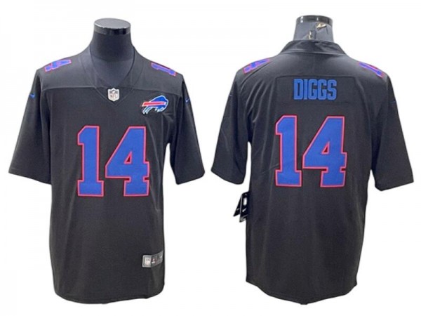 Buffalo Bills #14 Stefon Diggs Black Vapor Limited Jersey