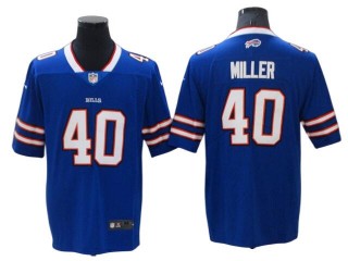 Buffalo Bills #40 Von Miller Blue Vapor Limited Jersey