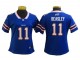 Women's Buffalo Bills #11 Cole Beasley Vapor Limited Jersey - Royal/Whtie