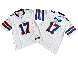 Buffalo Bills #17 Josh Allen White Vapor F.U.S.E. Limited Jersey