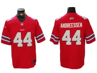 Buffalo Bills #44 Joe Andreessen Red Vapor Limited Jersey