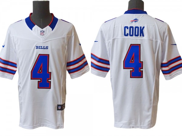 Buffalo Bills #4 James Cook White Vapor F.U.S.E. Limited Jersey