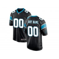 Custom Carolina Panthers Black Vapor Limited Jersey