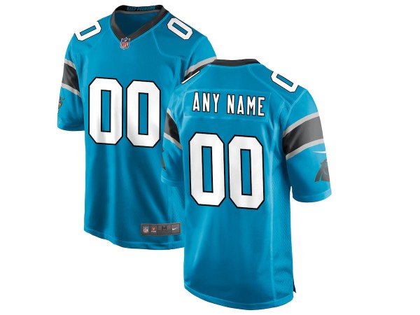 Custom Carolina Panthers Light Blue Alternate Vapor Limited Jersey