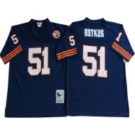 M&N Chicago Bears #51 Dick Butkus Navy Legacy Jersey-Big Number