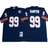 M&N Chicago Bears #99 Dan Hampton Navy Legacy Jersey-Big Number