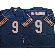 M&N Chicago Bears #9 Jim McMahon Navy Legacy Jersey