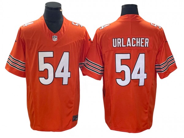 Chicago Bears #54 Brian Urlacher Orange Vapor F.U.S.E. Limited Jersey