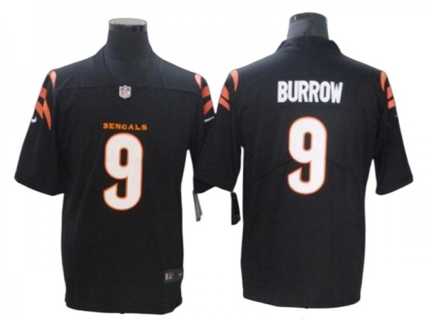 Cincinnati Bengals #9 Joe Burrow Black Vapor Limited Jersey 